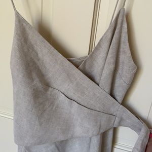 Bec + Bridge linen wrap dress